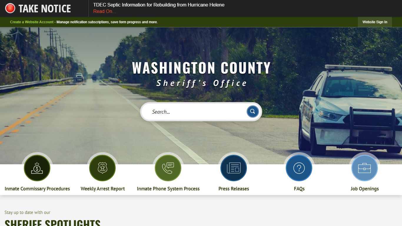 Washington County Sheriff's Department | Washington County, TN